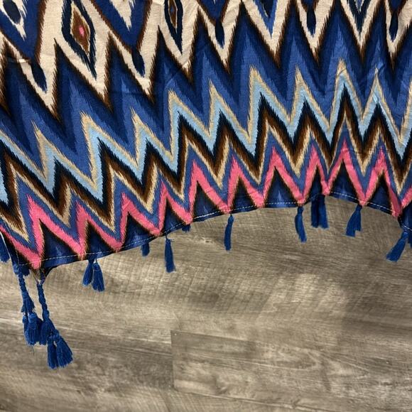 Do Everything in Love colorful Pre loved Kimono Cardigan with Tassels - Picture 5 of 7